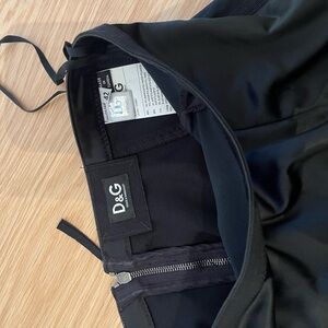 D&G Black Pencil Skirt